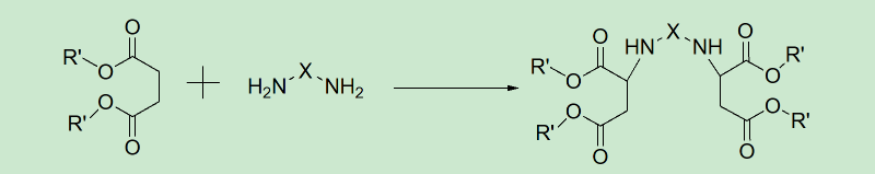 聚天門冬氨酸酯樹脂合成反應(yīng)原理